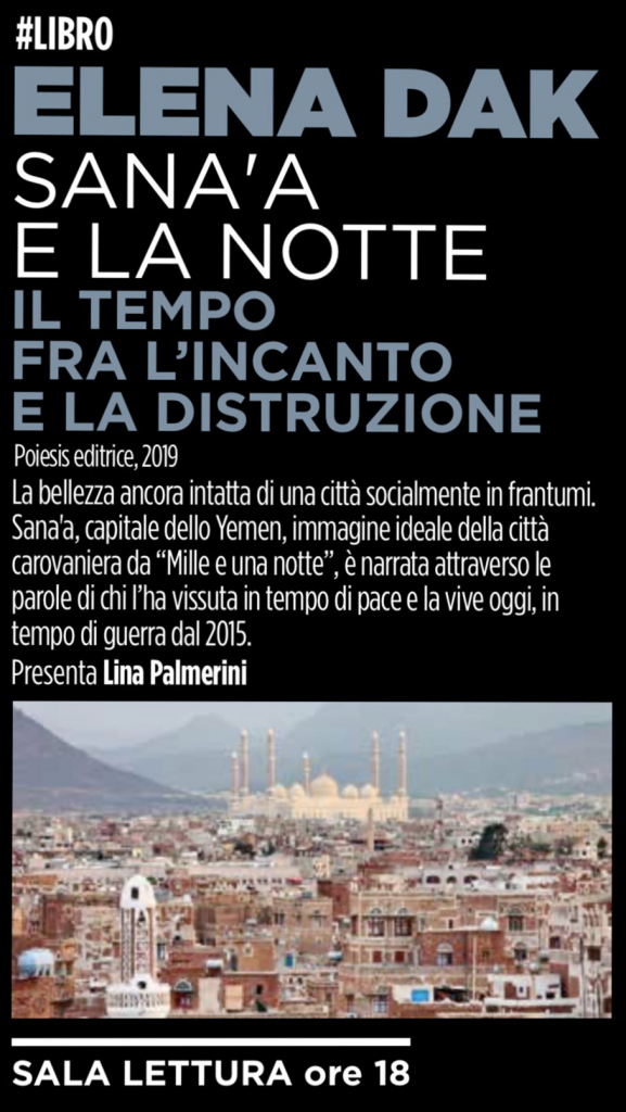 Presentazione Di Sanaa E La Notte 1